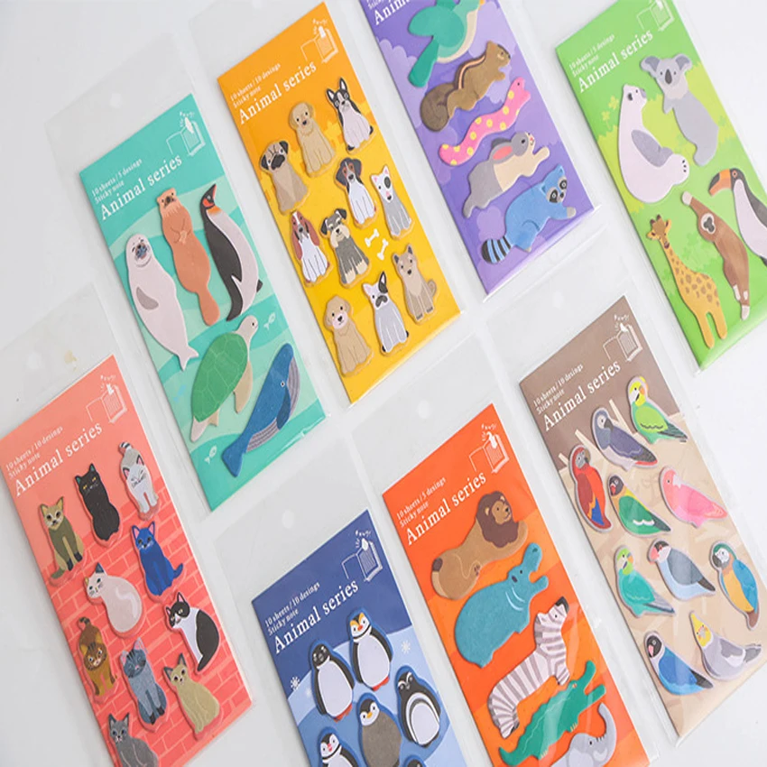 Клейкие блокноты для заметок самоклеящиеся 10 упаковок/партия |