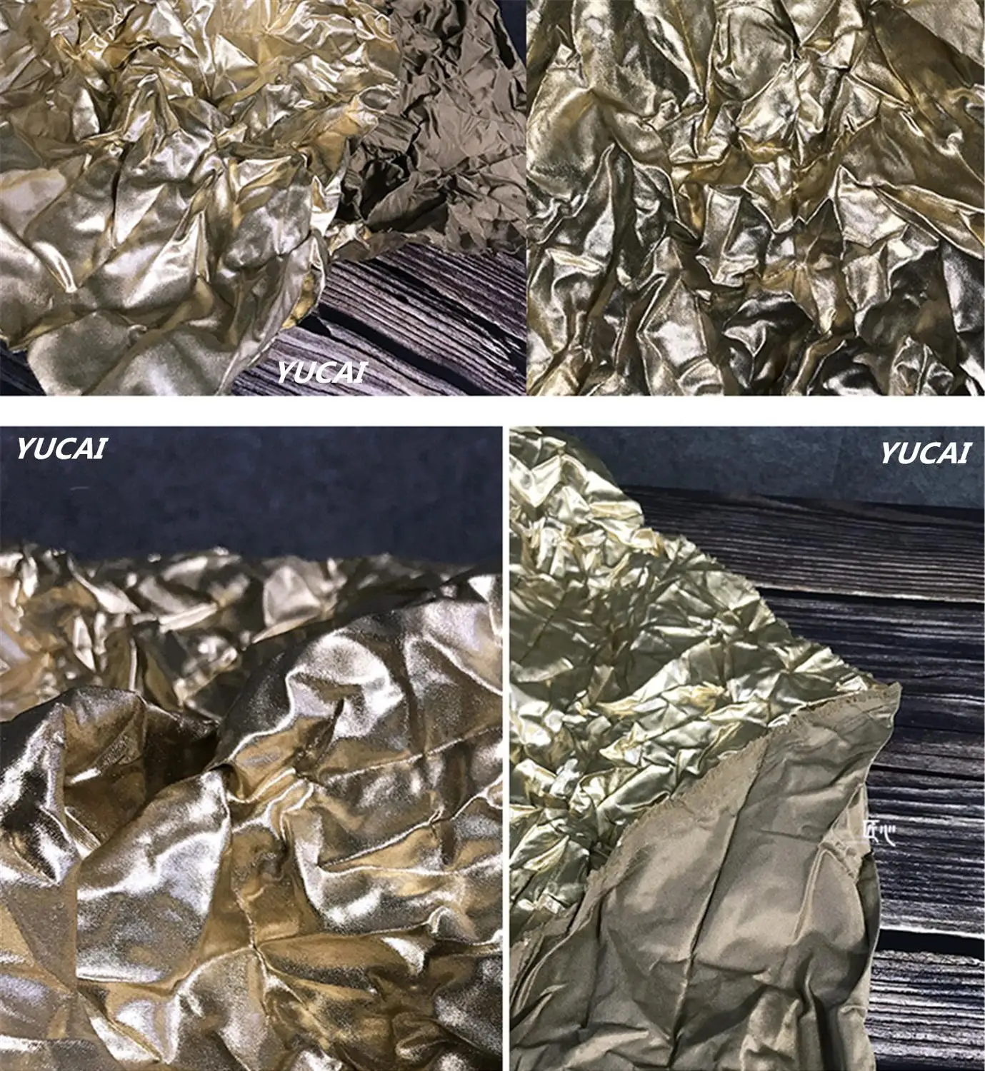 Текстурная ткань ламинирование с золотым покрытием высокотемпературные