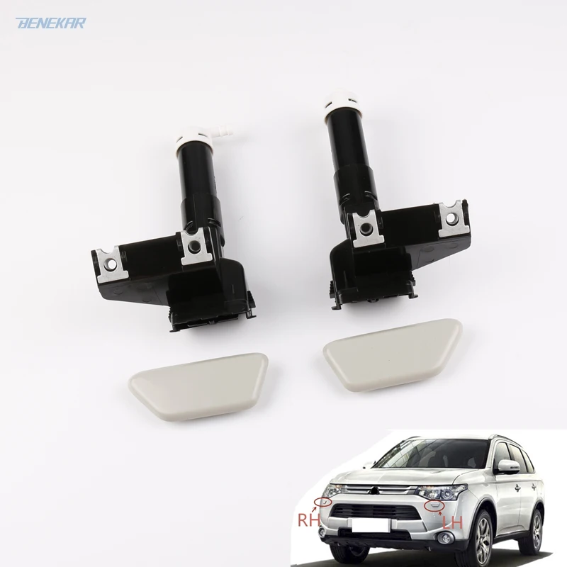 Автомобильный передний бампер Benekar фара головного света головное сопло с крышкой