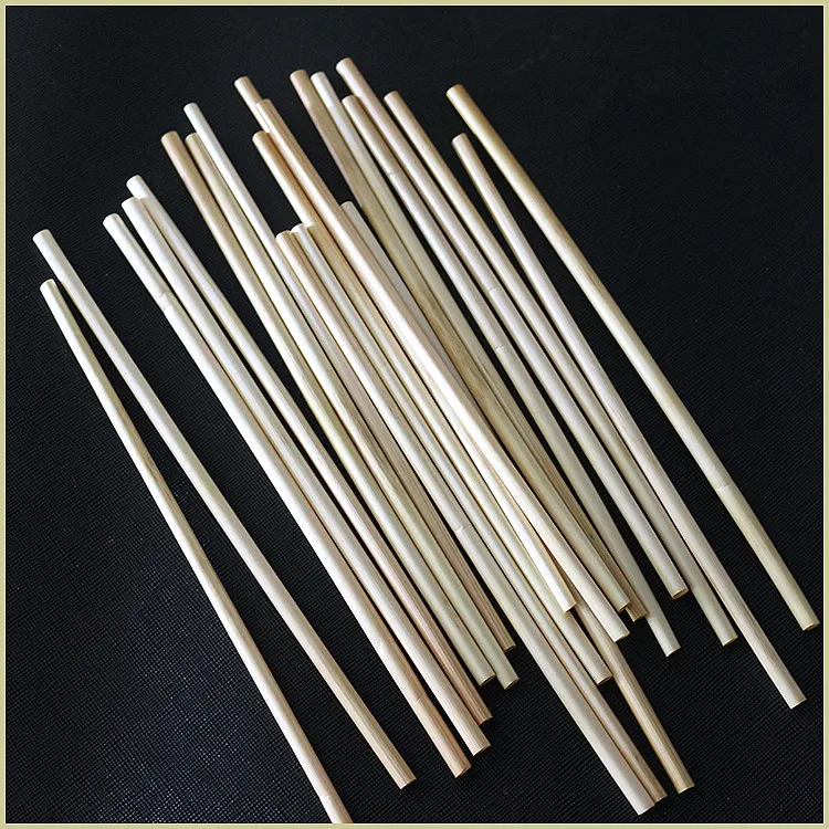 100 шт./упак. Экологичная пшеничная соломка одноразовая разлагаемые питьевые