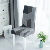 geometric spandex chair cover elastic elastic slide chair cover dining room kitchen wedding banquet hotel