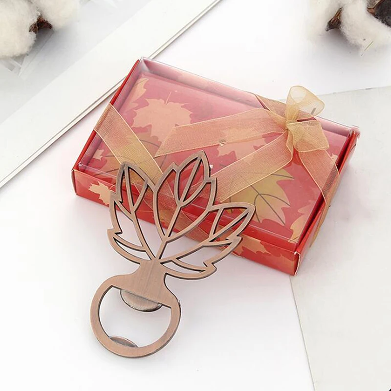 Портативный брелок с Кленовым листом открывалка для пивных бутылок свадебной