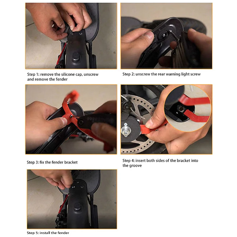 

Scooter Rear Fender Mudguard Support for XIAOMI Mijia M365/M365 Pro Electric Scooter