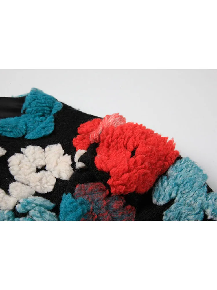 Женская винтажная куртка с цветочным принтом утепленная модная повседневная