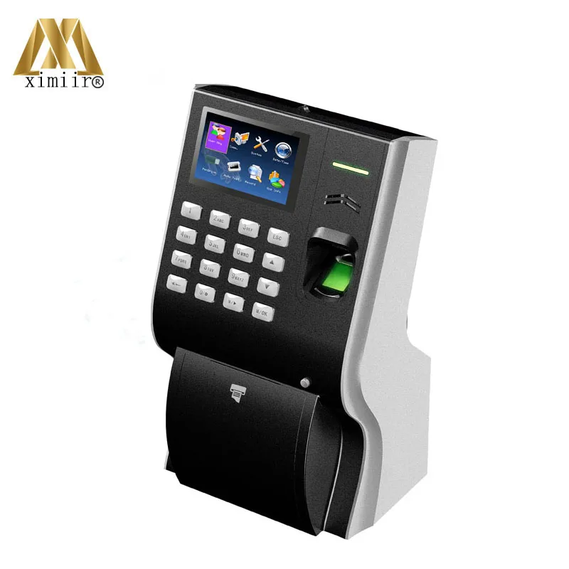 

LP400 High Quality Biometric Fingerprint Time Attendance Thermal Printer 13.56MHz IC Card Time Recording