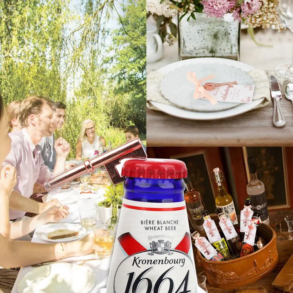 OurWarm свадебные подарки для гостей 10 шт./компл. розовое золото открывашка пивных