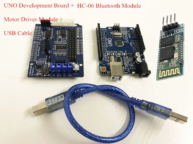 

Metal 6DOF Robot Arm Mechanical Claw With High Torque Servo for DIY Robotic Model Manipulator Bluetooth/Handle Controller Kit