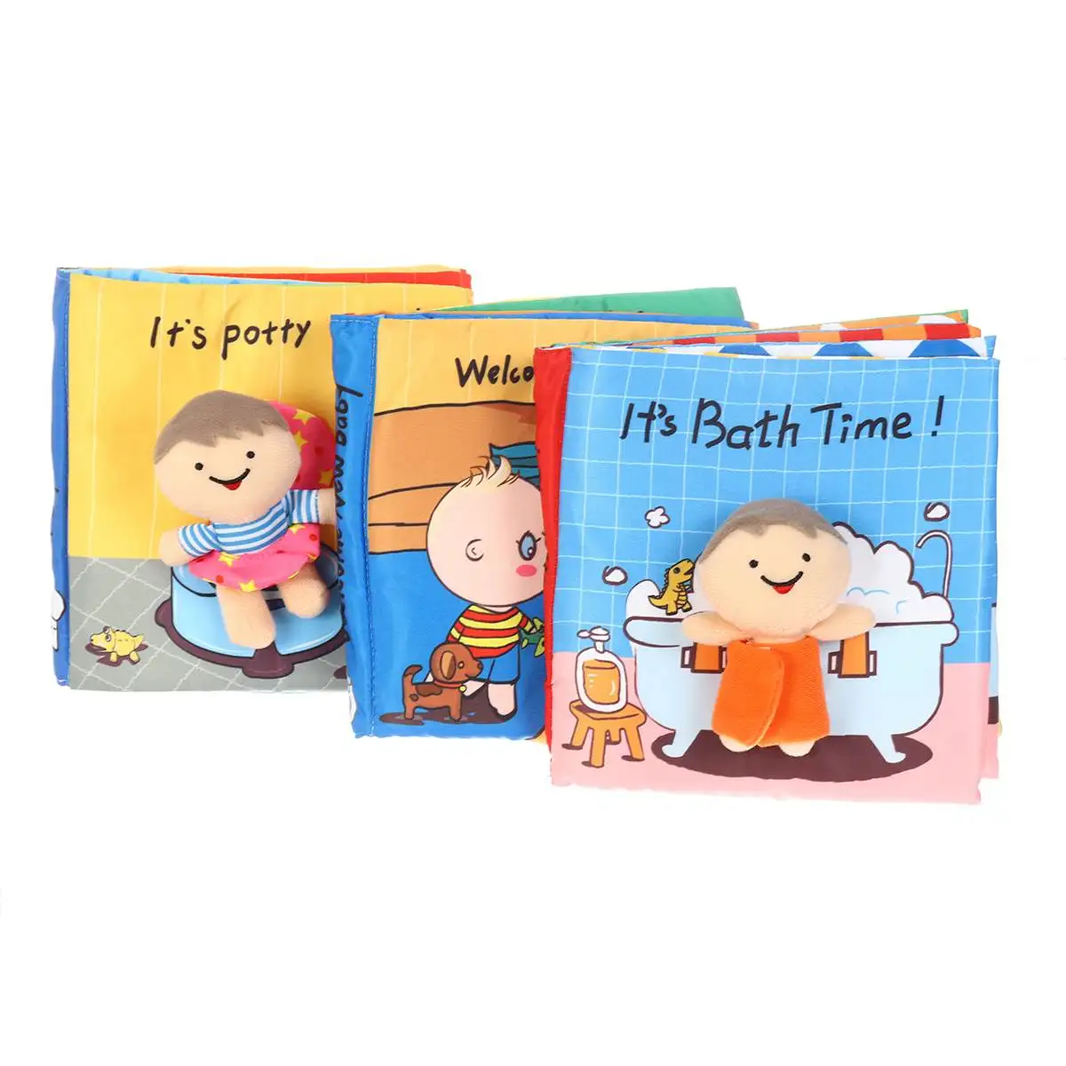 

Baby Book Soft Cloth Books for Newborns 0-3 years Baby Toys Educational Soft Book Baby Soft Toys Montessori Toys for Children