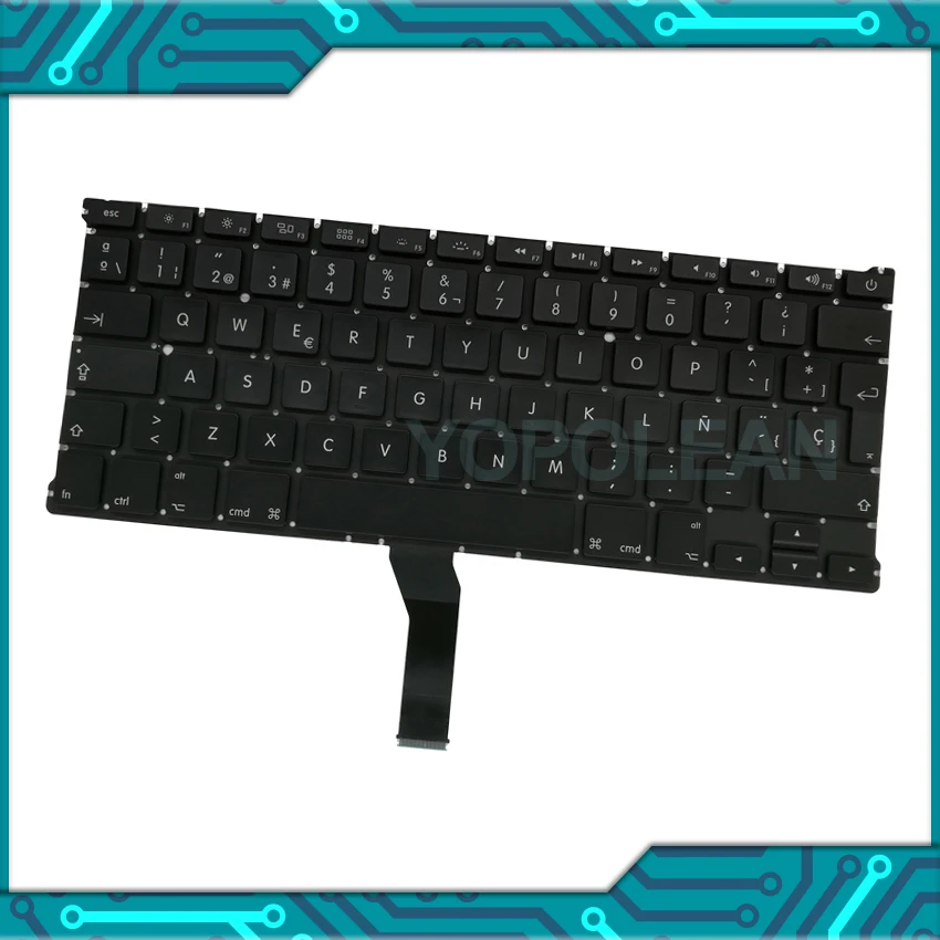 3 шт. новая испанская клавиатура для Macbook Air 13 &quotA1369 A1466 2011 2012 2013 2014 2015 2017