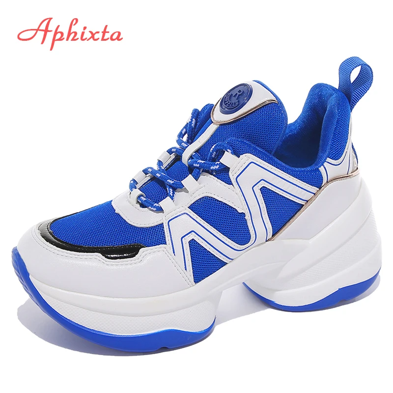 Кроссовки Aphixta женские дышащая сетчатая обувь на шнуровке тонкая подошва