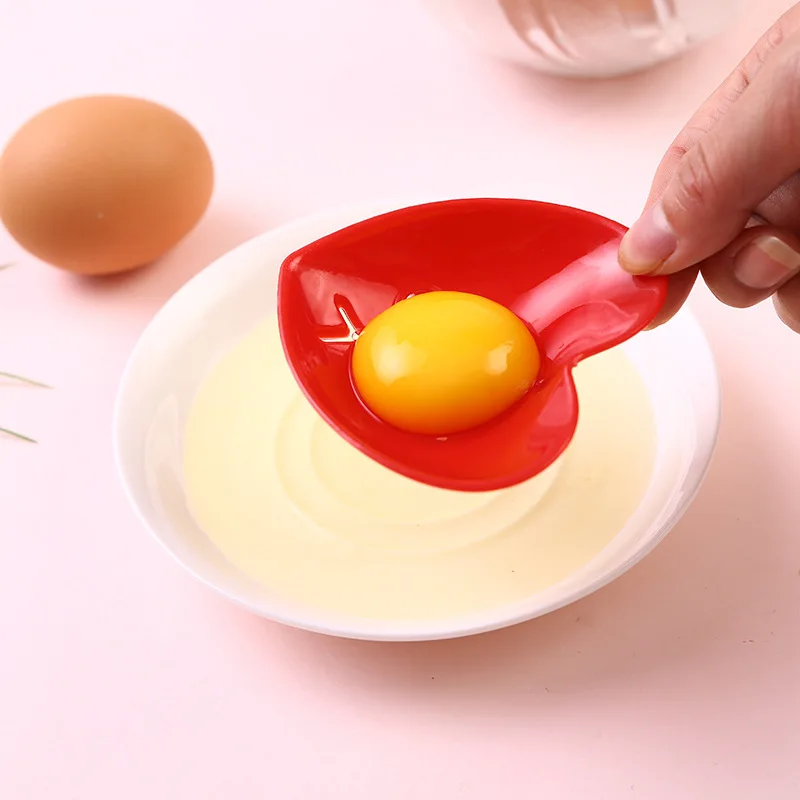 

Heart-shaped 5-piece Measuring Spoon Cherry Spoon Baking Tools Egg White Separator Measuring Spoon Set Kitchen Utensils