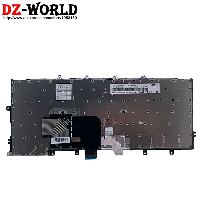 Новая Оригинальная Французская клавиатура FR для ноутбука Lenovo Thinkpad X270 A275 X260 X250 X240