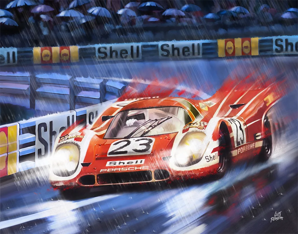 Постер LE MANS с гоночными автомобилями 24 часа настенная Картина на холсте для
