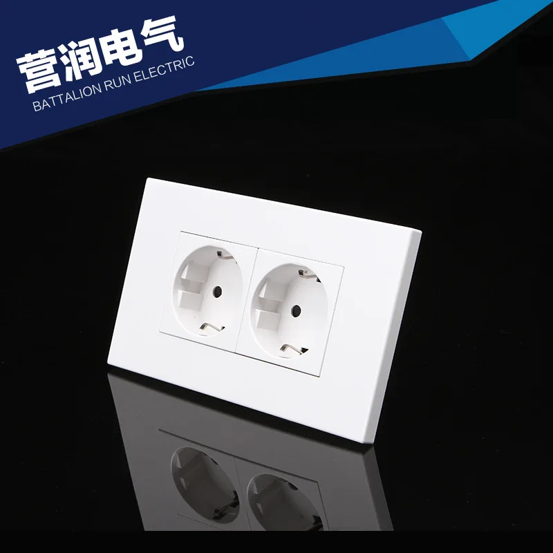 Тип 146 мм Европейский немецкий стандарт розетка с двойными стенками