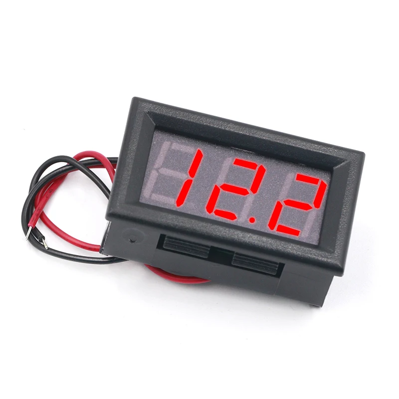 

0.56 Inch Mini Red Green Blue LED Display Panel Voltage Meter Voltmeter Home Use Voltage 3 Three Digital DC 4.5V 30V 2 / 3 Wires