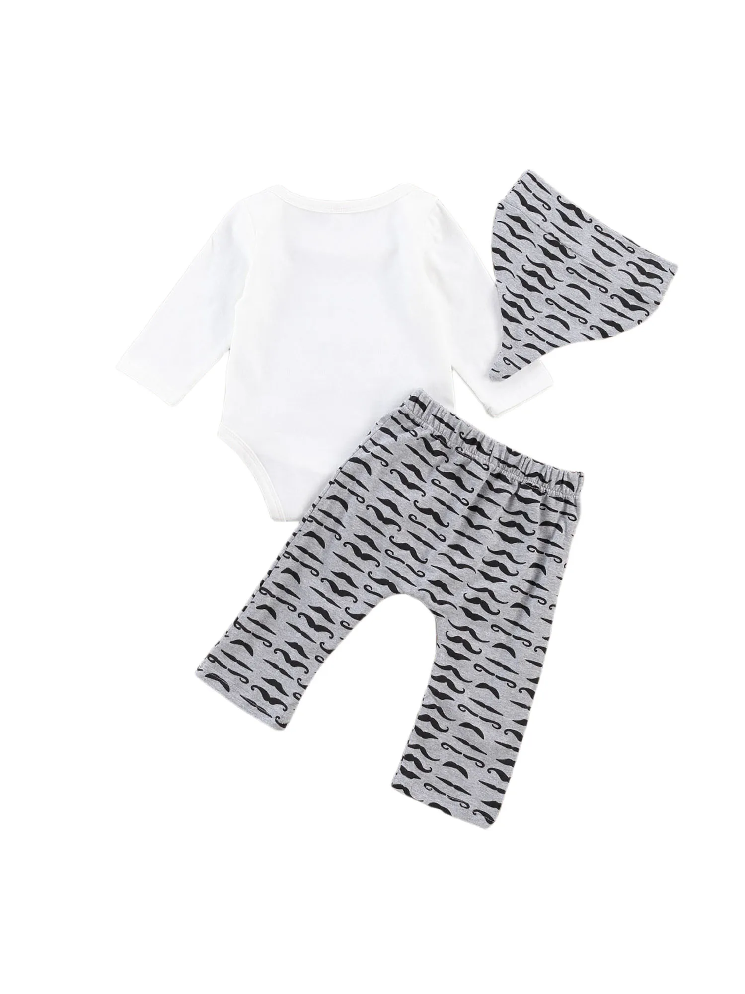 Pudcoco/осень 2020 комплект из 3 предметов для новорожденных мальчиков 0-18 месяцев боди