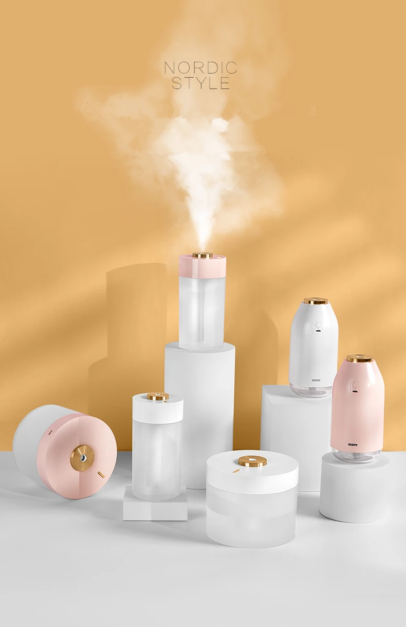 

270ML Ultrasonic Air Humidifier Portable USB Rechargeable Wireless Aroma Mist Maker Diffuser For Home Office Bedroom Fogger