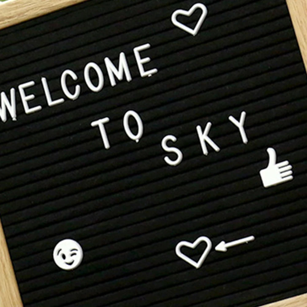 Войлочная модная детская офисная сменная доска с английским алфавитом и