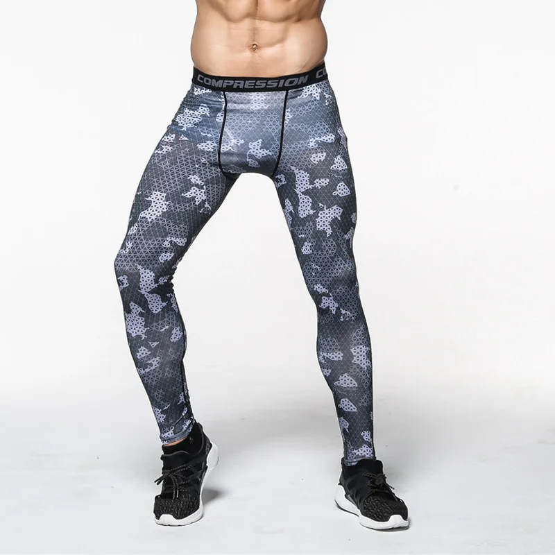 Компрессионный спортивный костюм Мужские MMA тактические леггинсы Рашгард