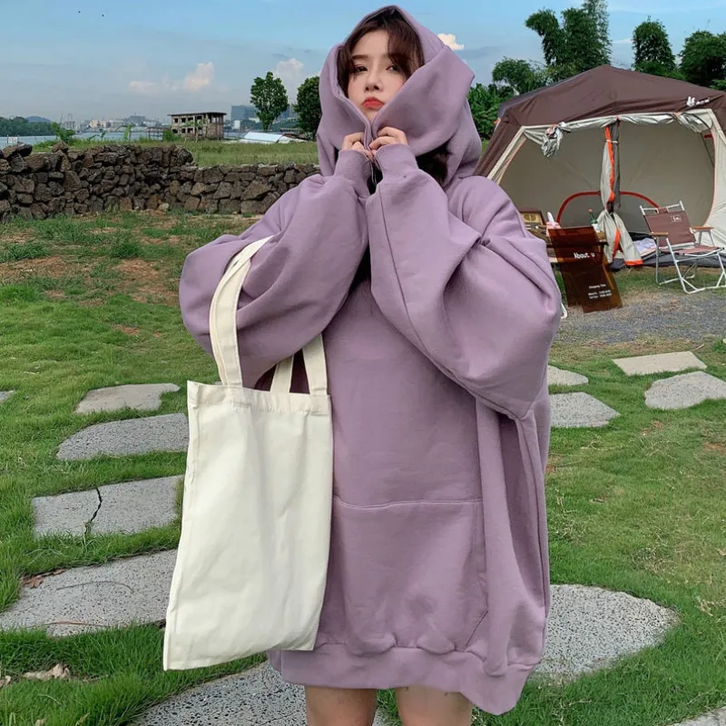 Толстовки женские студенческие Свободные повседневные Модные свитшоты с