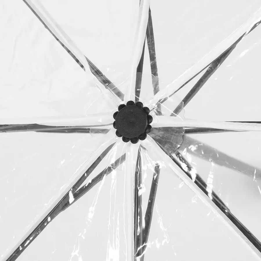 Зонт Автоматический Складной Ветрозащитный прозрачный компактный зонтик от