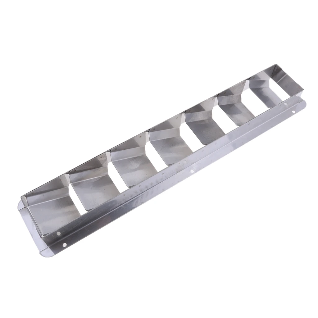 

380mm Length 304 Stainless Steel Louver Vent 7 Slots Ventilation