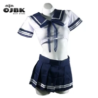 sexy cosplay school girl lingerie outfit miniskirt with velcro onesize ladies erotic costume dress outfit short top for women