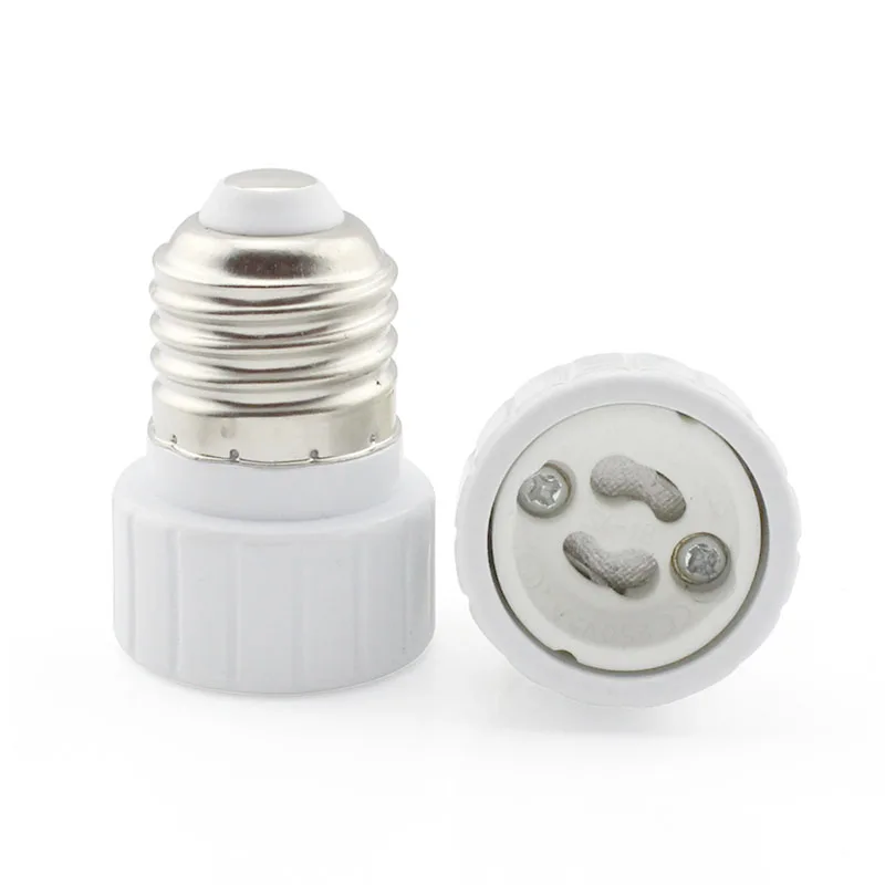 

1PC 250V 2A E27 to GU10 Bulb Adapter Lamp Holder Base Screw Light Socket Conversion Ceramic Material Lamp Light Adapter