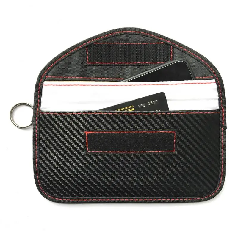 

GSM 3G 4G LTE GPS RF RFID Signal Blocking Bag Anti-Radiation Signal Shielding Pouch Wallet Case For Cell Phone