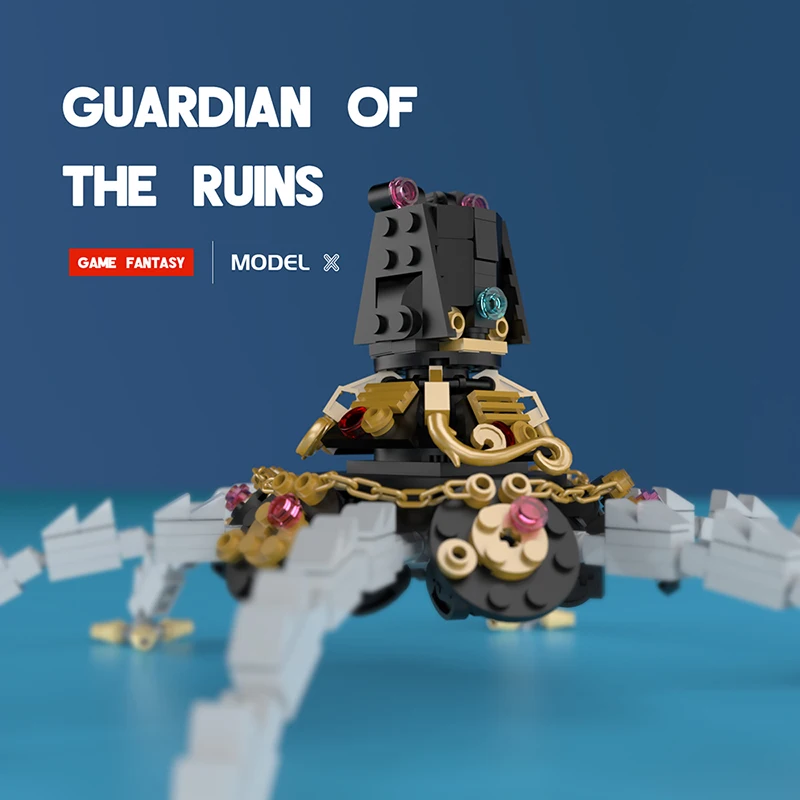 Buildmoc Idea Классический игровой вратарь Nintendoed руин зельдинг строительные блоки