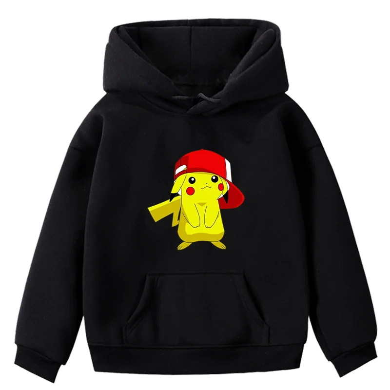 Hoodies 20 Новое поступление, осенне-зимнее пальто толстовки с принтом Покемон Пикачу Детские толстовки для мальчиков Детский ребенок дошкольного возраста девочки младенец, одежда - Цвет: Hoodies 20