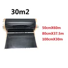 30m2 Корейская нагревательная пленка 220 Втм2 углеродный подпольный теплый коврик для домашнего офиса Йога нагревательная система