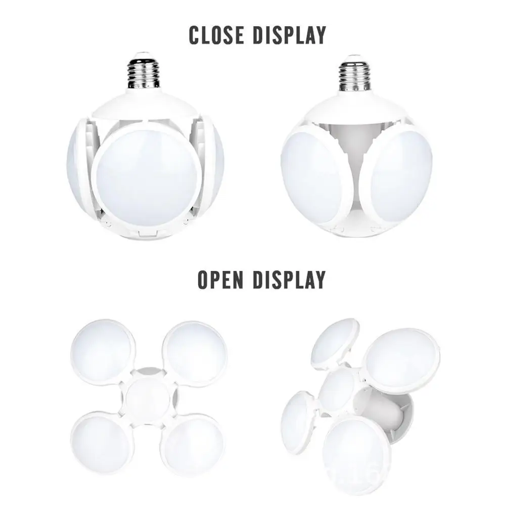 

LED Bulb 40W Football UFO Lamp 360 Degrees Folding Bulb 200V Lampada LED Spotlight Light Cold/Warm White Folding Football Bulb