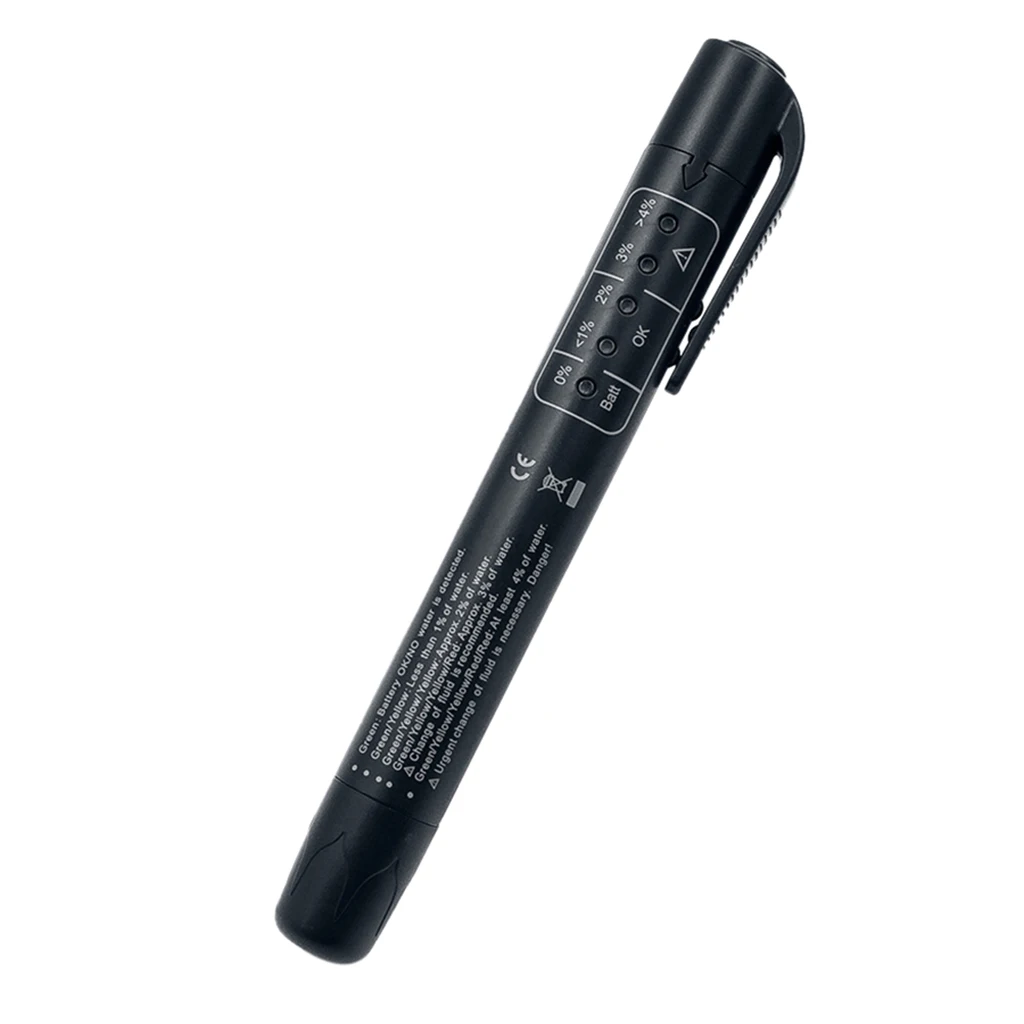 

Accurate Car Brake Fluid Oil Moisture Pen 5 LED Testing Check Indicator Pen Tool