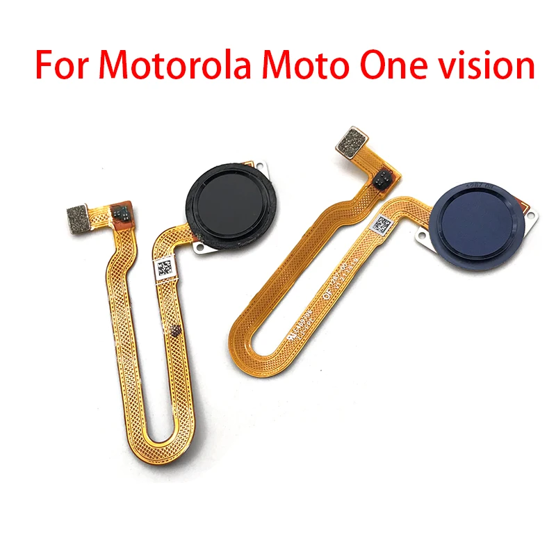 

20 шт./лот датчик отпечатков пальцев Кнопка возврата домой Кнопка меню гибкий ленточный кабель для Motorola Moto One Vision