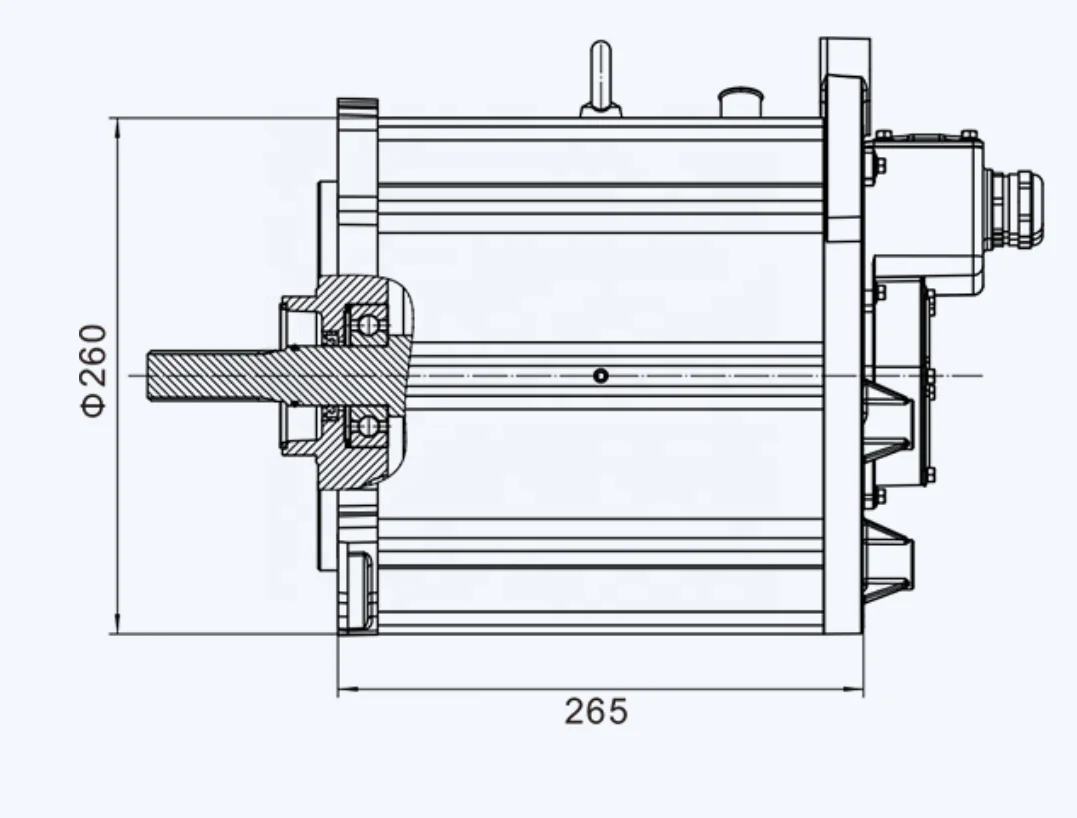 Высокоэффективная система вождения 45 кВт для электромобиля жидкого