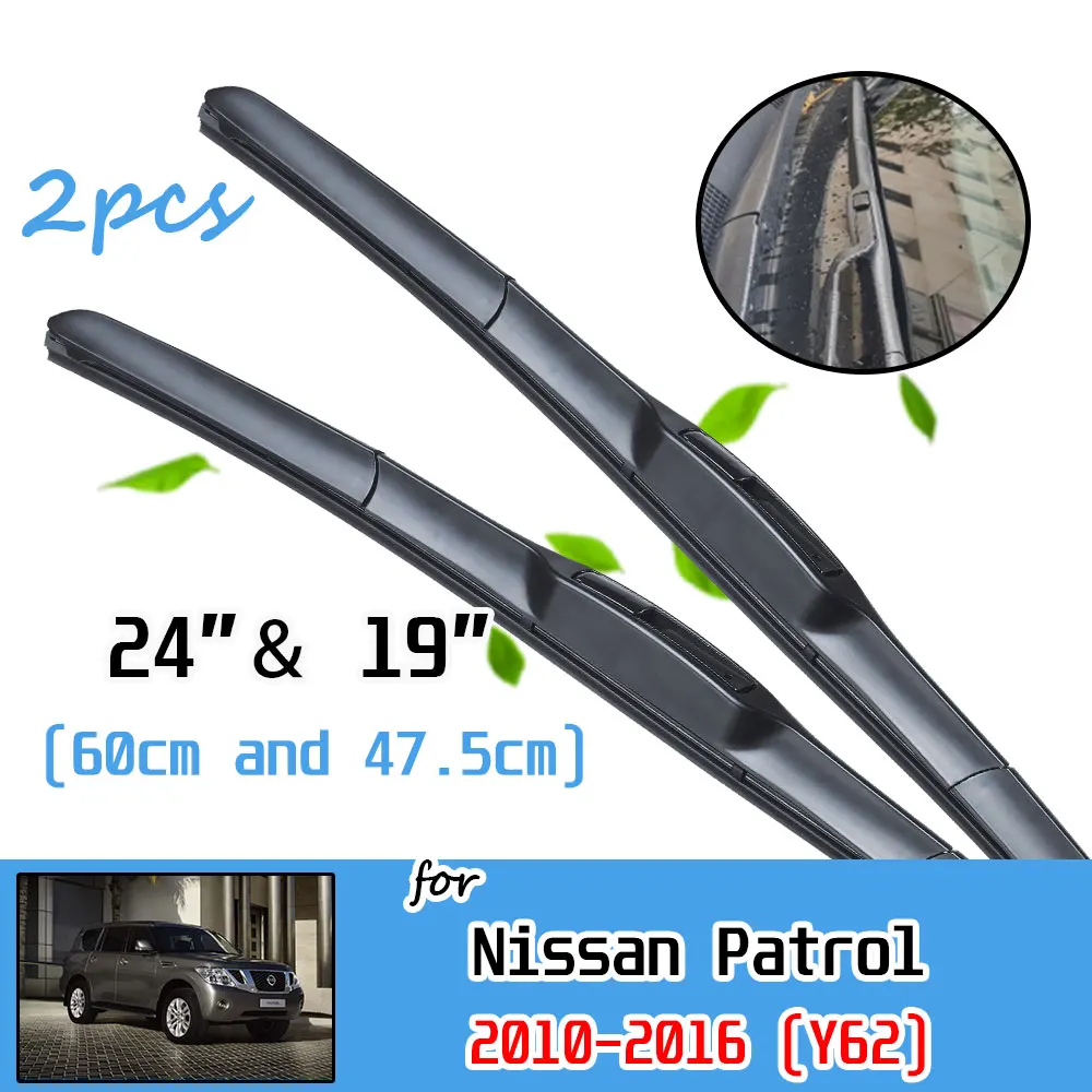 

Автомобильные аксессуары, щетки стеклоочистителя лобового стекла переднего ветрового стекла, очиститель для Nissan патруль 2010 ~ 2016 Y62 2011 2012 2013