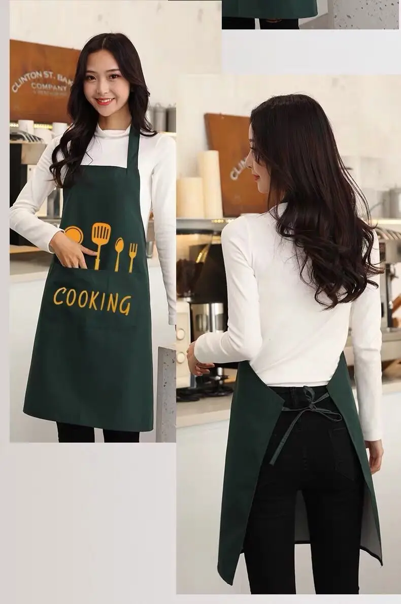 Фартук для домашней кухни водонепроницаемая и маслостойкая рабочая одежда на