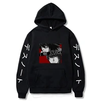 death note daily casual hooded tops designer faddish japanese anime printed streetwear for man pullover harajuku hip hop hoodie