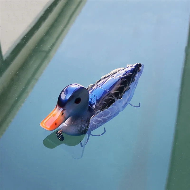 Рыболовные приманки 7 см на утку с крючками многошарнирная жесткая приманка