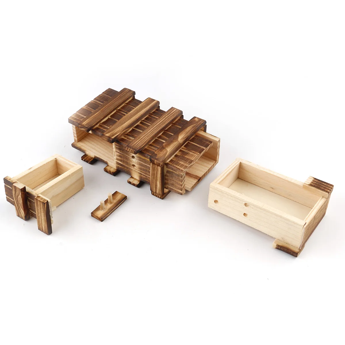 Новый деревянный ящик-головоломка с секретным деревянным ящиком волшебный отсек