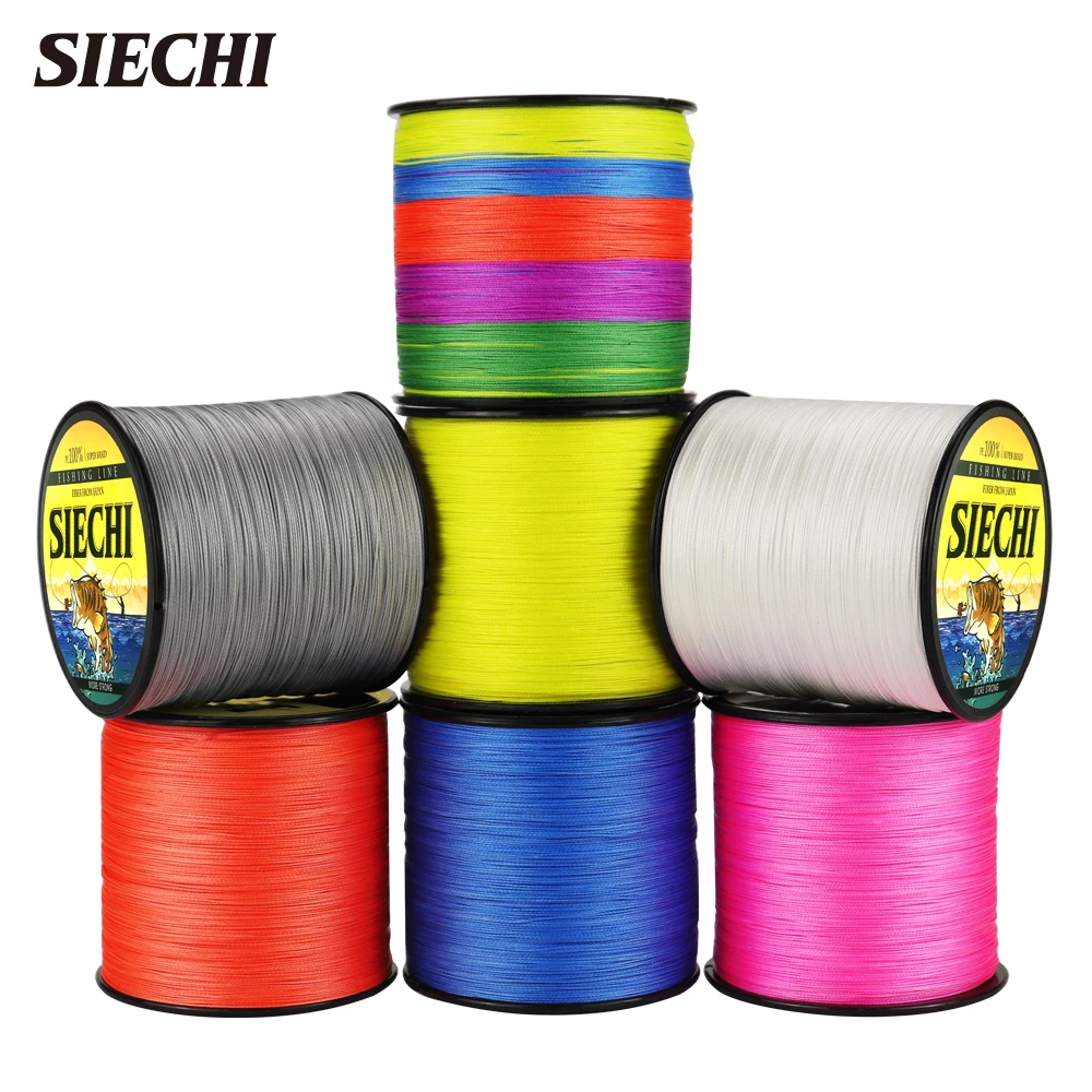 

SIECHI 2020 8 Strand Braided Fishing Line Wear-resistant Braided Line Incredible Zero Stretch Fishing Line 500m