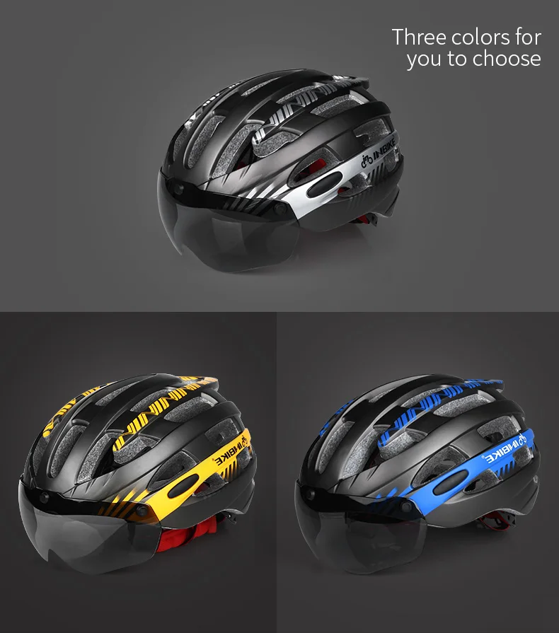 INBIKE шлем для велоспорта, ультралегкий шлем, цельный, дышащий, для езды на горной дороге, для велосипеда, MTB, шлем, безопасный для мужчин и женщин