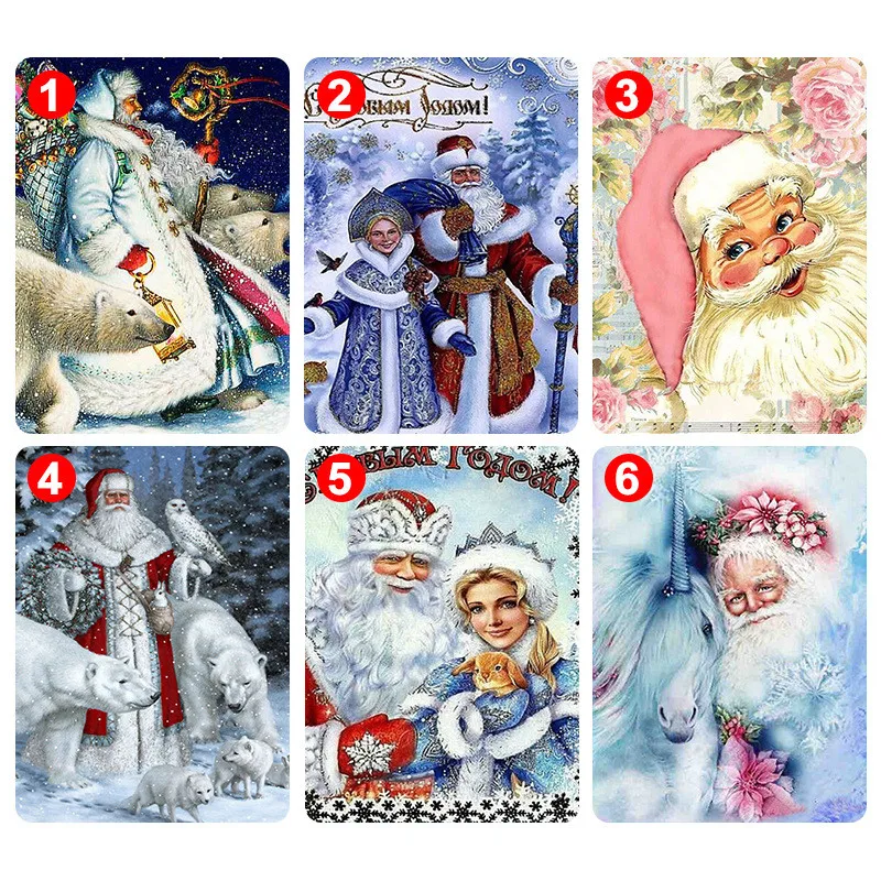 

Diamond Painting Christmas Decoration Diamond Mosaic Painting By Numbers Diamond Embroidery Cross Stitch Kits Decor MX-Xmas18