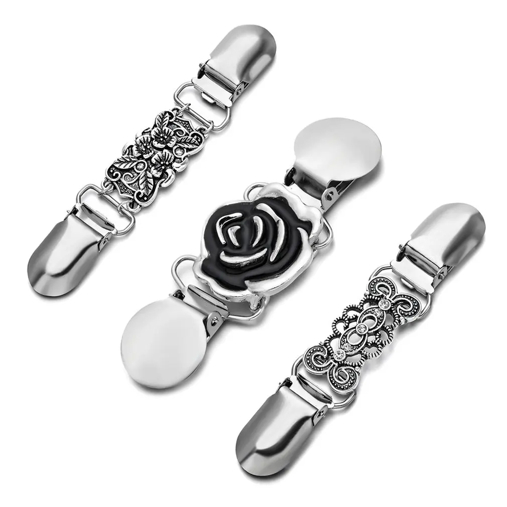 Женский кардиган ретро свитер рубашка игла брошь для шали зажим воротник Ретро