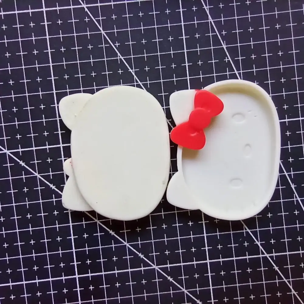 1pcs/lot resin solid cat cartoon plate 50mm dollhouse Toy diy for Home Decoration Crafts | Дом и сад