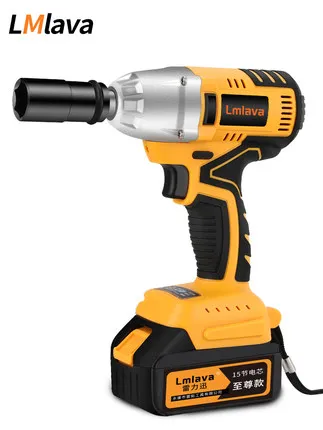 Гайковерт ударный электрический бесщеточный Литиевый ПЕРЕЗАРЯЖАЕМЫЙ гайковерт