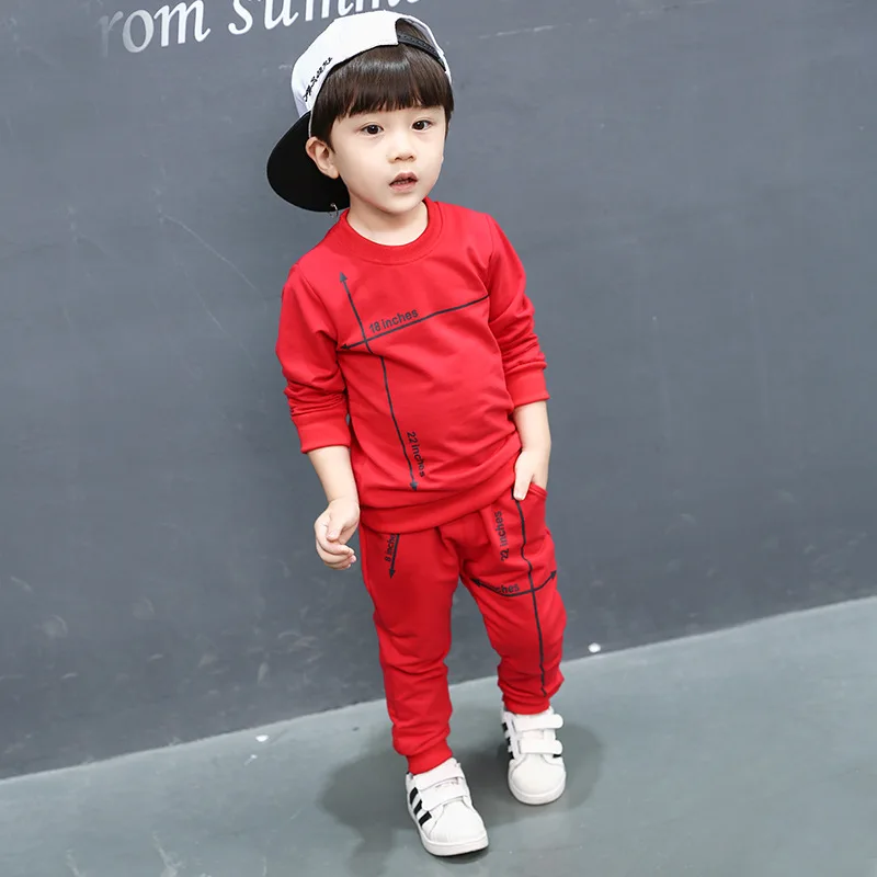 

2020 Spring Autumn Boys Clothing Sets Long Sleeve Sweatshirt+pants Clothes Sets For Children Sports Suits Kids Tracksuit