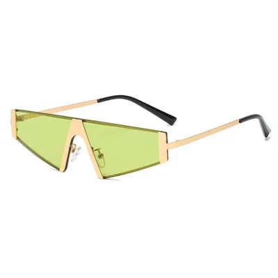 

Ultraviolet Protection Sunglasses For Men And Women Metal Frameless Sunglasses Modern Catwalk Outdoor Personality 2021 New Trend