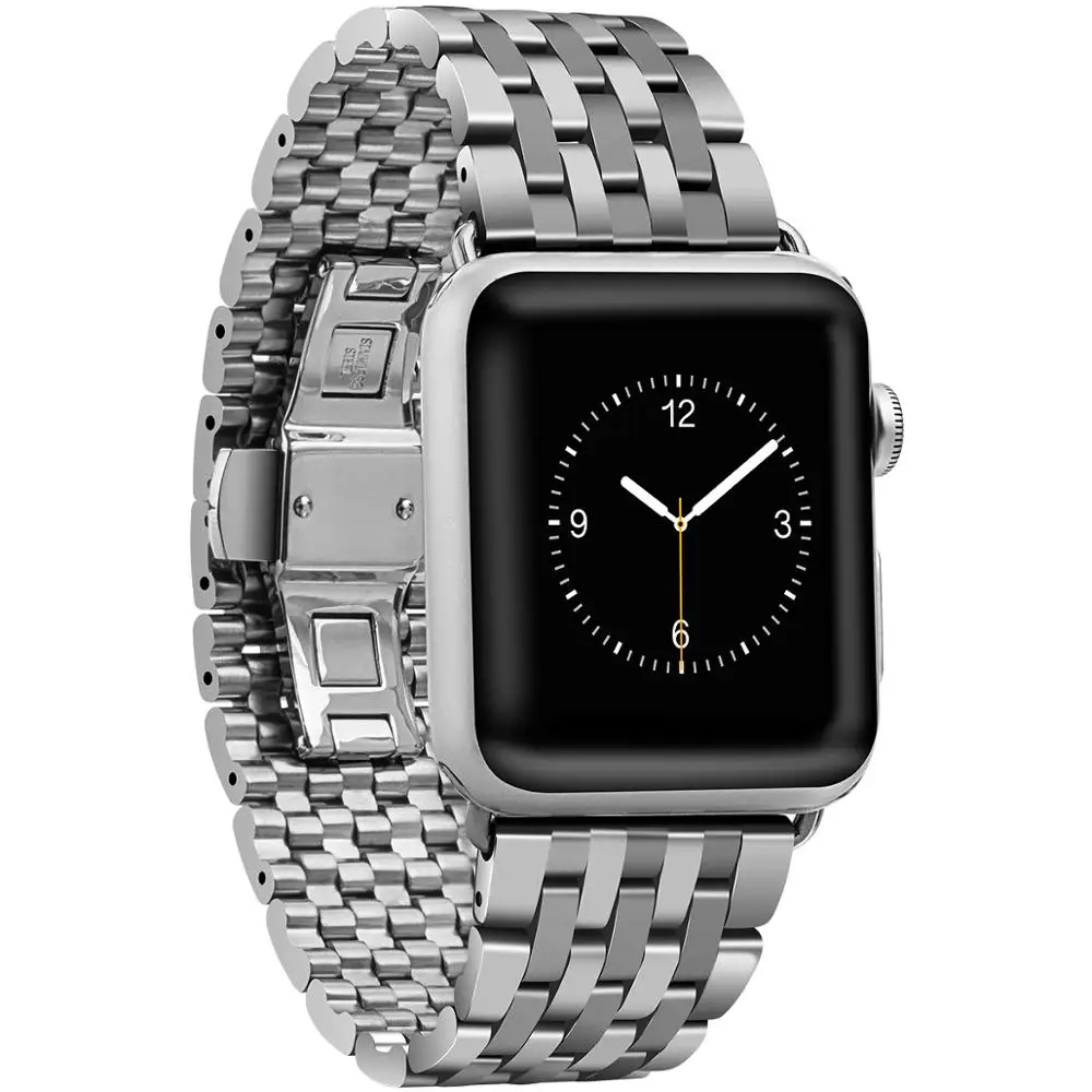 Ремешок HOCO для Apple Watch 40 мм 44 металлический браслет с застежкой бабочкой iWatch Series 4 3